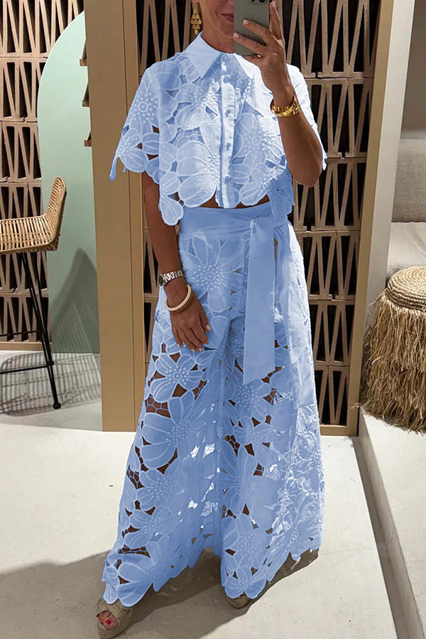 Bernadette | Elegant Lace Set - Stunning Two-Piece Ensemble