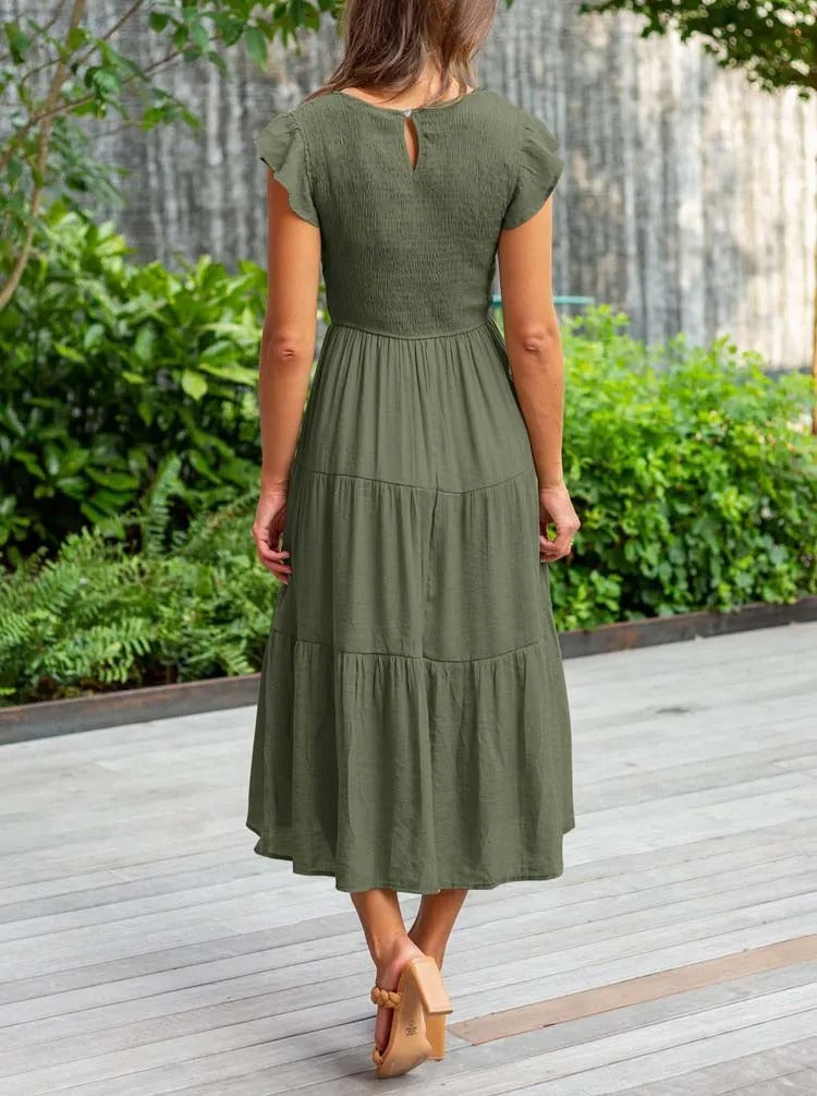 Helena | Effortlessly Chic Flowy Layered Dress