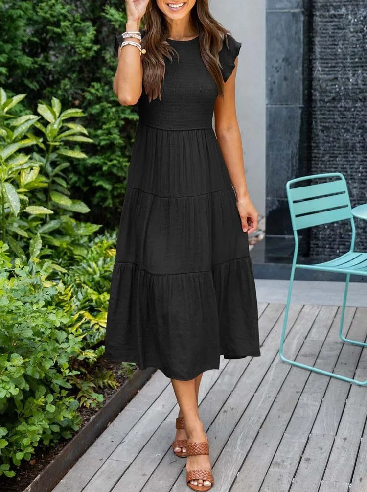 Helena | Effortlessly Chic Flowy Layered Dress