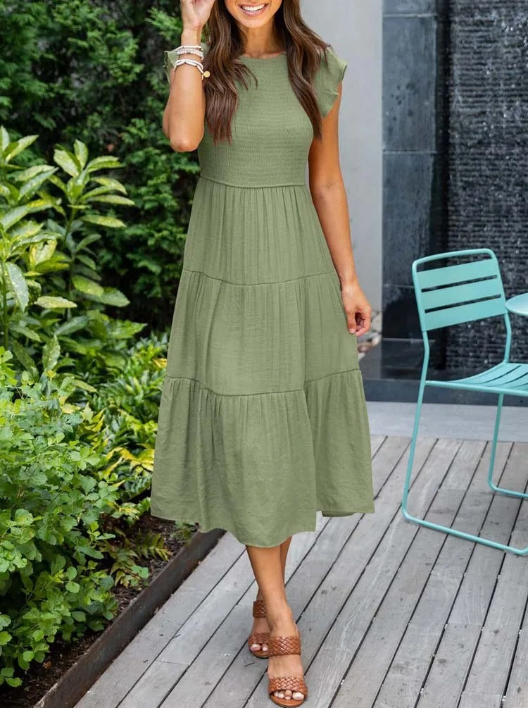 Helena | Effortlessly Chic Flowy Layered Dress