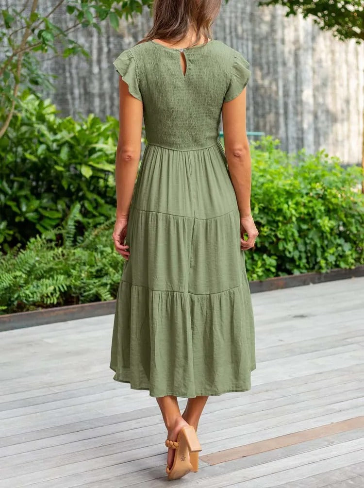 Helena | Effortlessly Chic Flowy Layered Dress