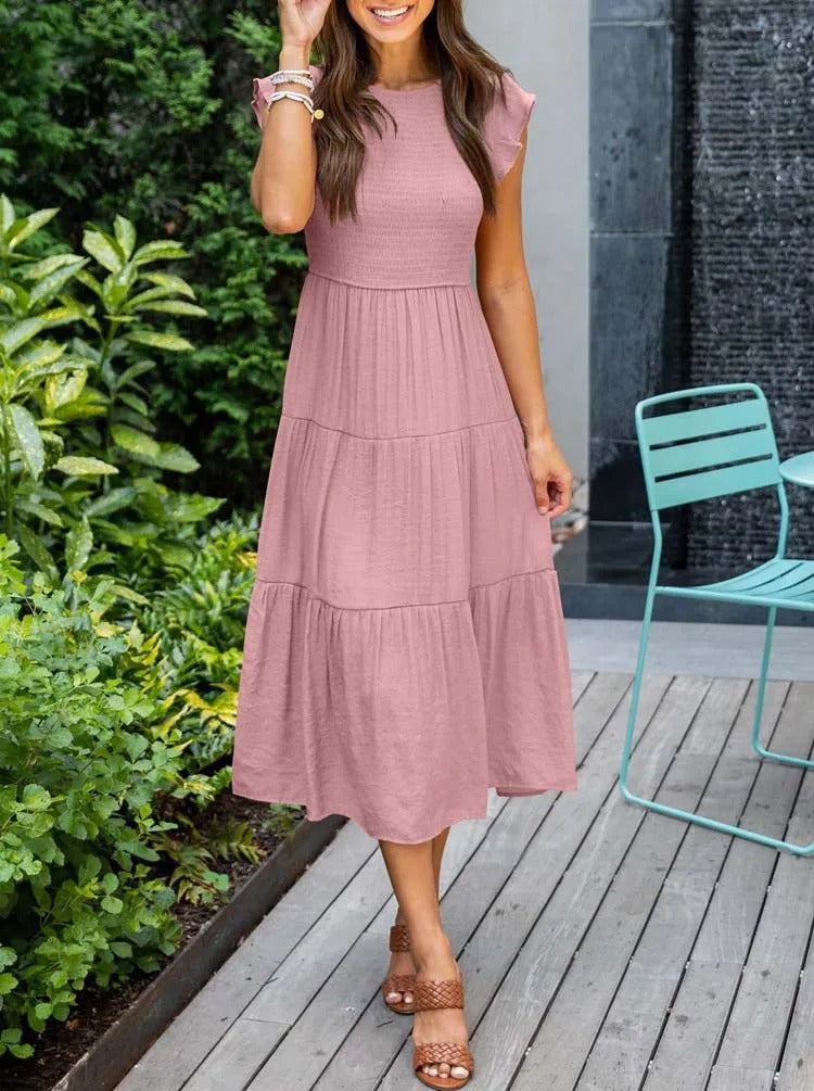 Helena | Effortlessly Chic Flowy Layered Dress