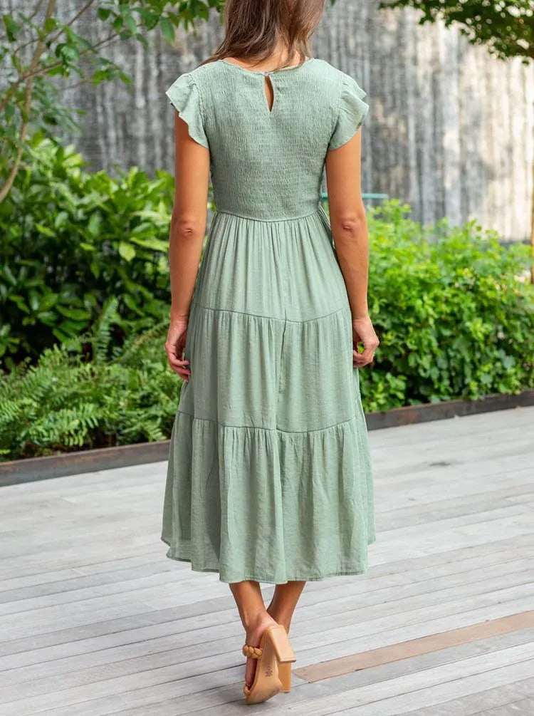 Helena | Effortlessly Chic Flowy Layered Dress
