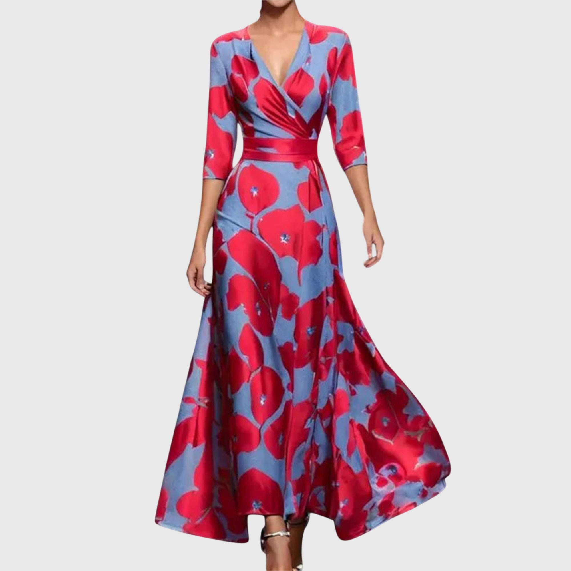 Darcie | Women's V-Neck Wrap Maxi Dress