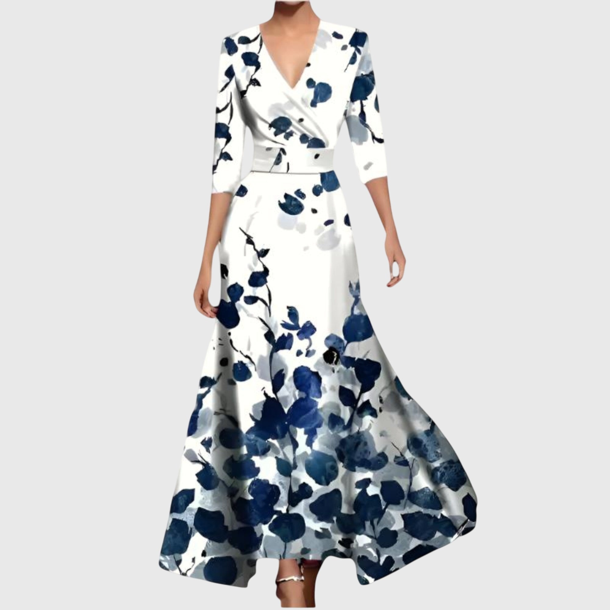 Darcie | Women's V-Neck Wrap Maxi Dress