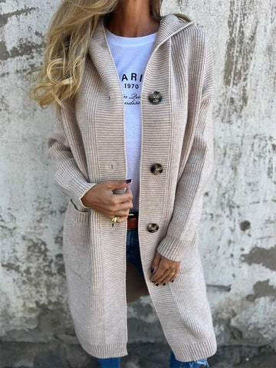 Almas | Women's Long Hooded Cardigan