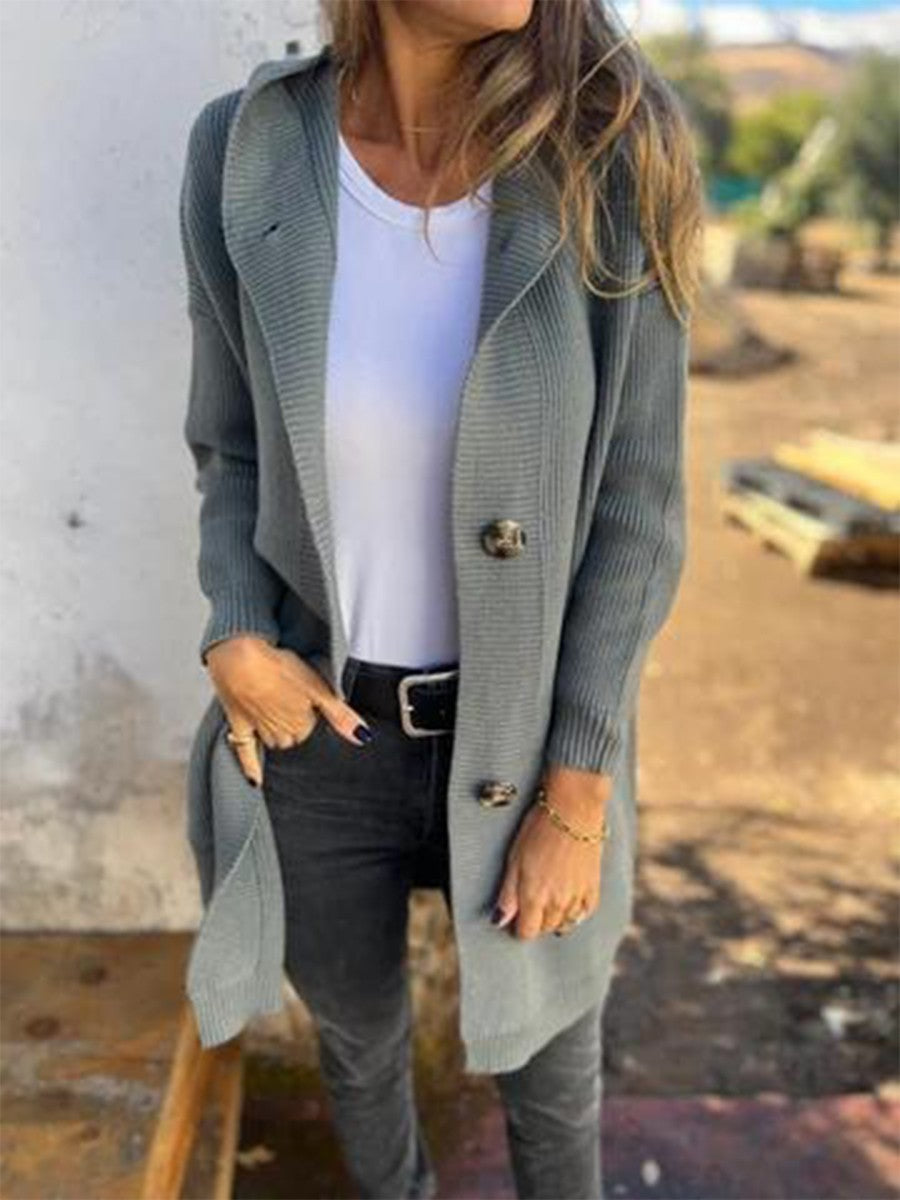 Almas | Women's Long Hooded Cardigan