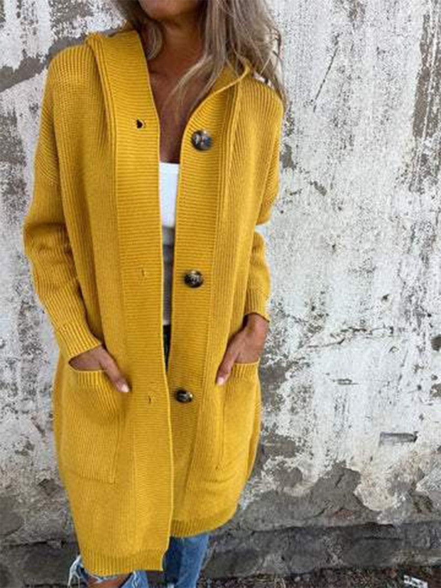 Almas | Women's Long Hooded Cardigan