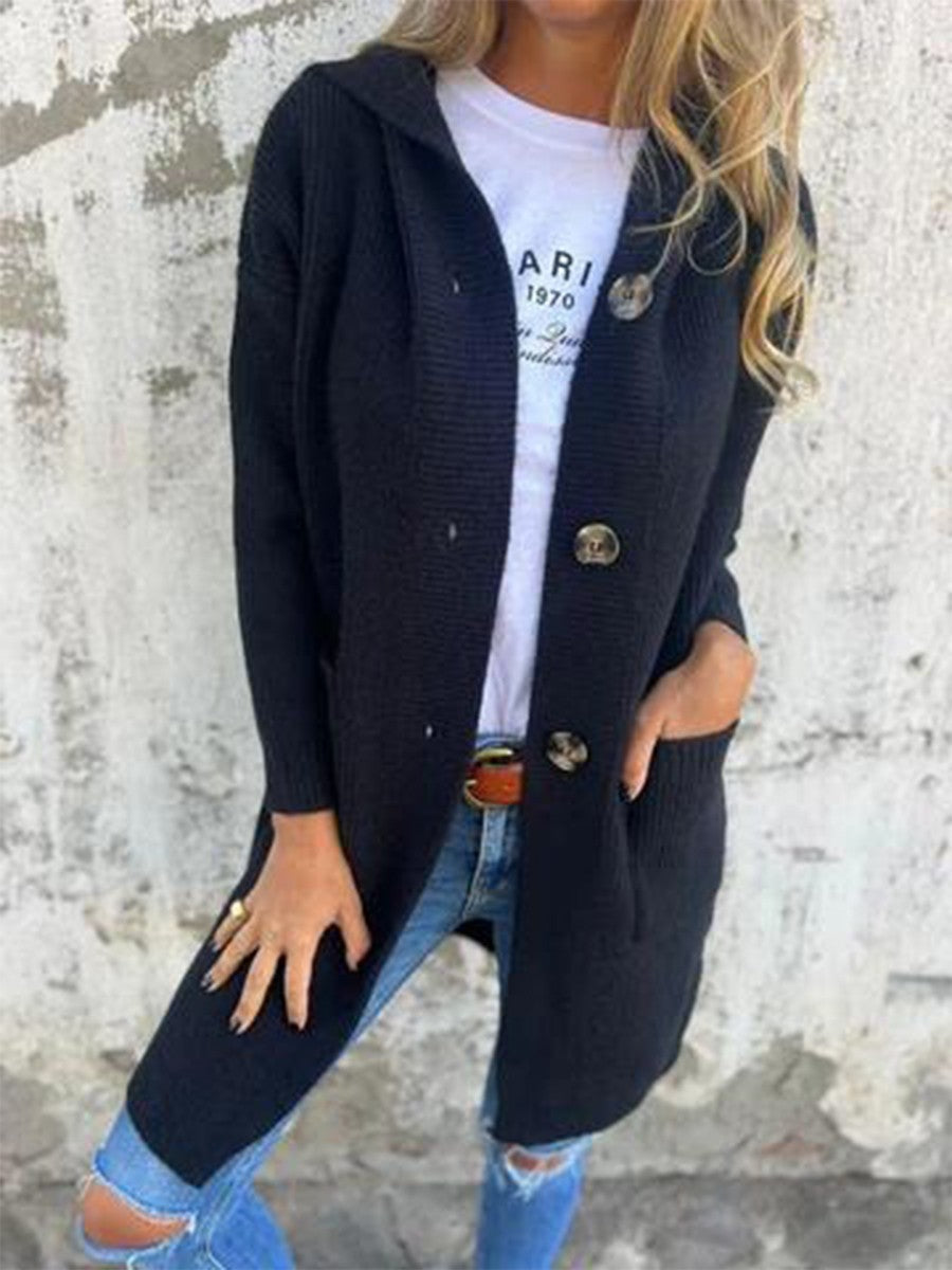 Almas | Women's Long Hooded Cardigan