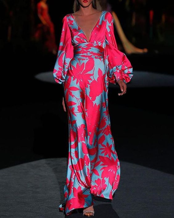 Myra | Chic Flowy Maxi Dress for Effortless Day and Night Style
