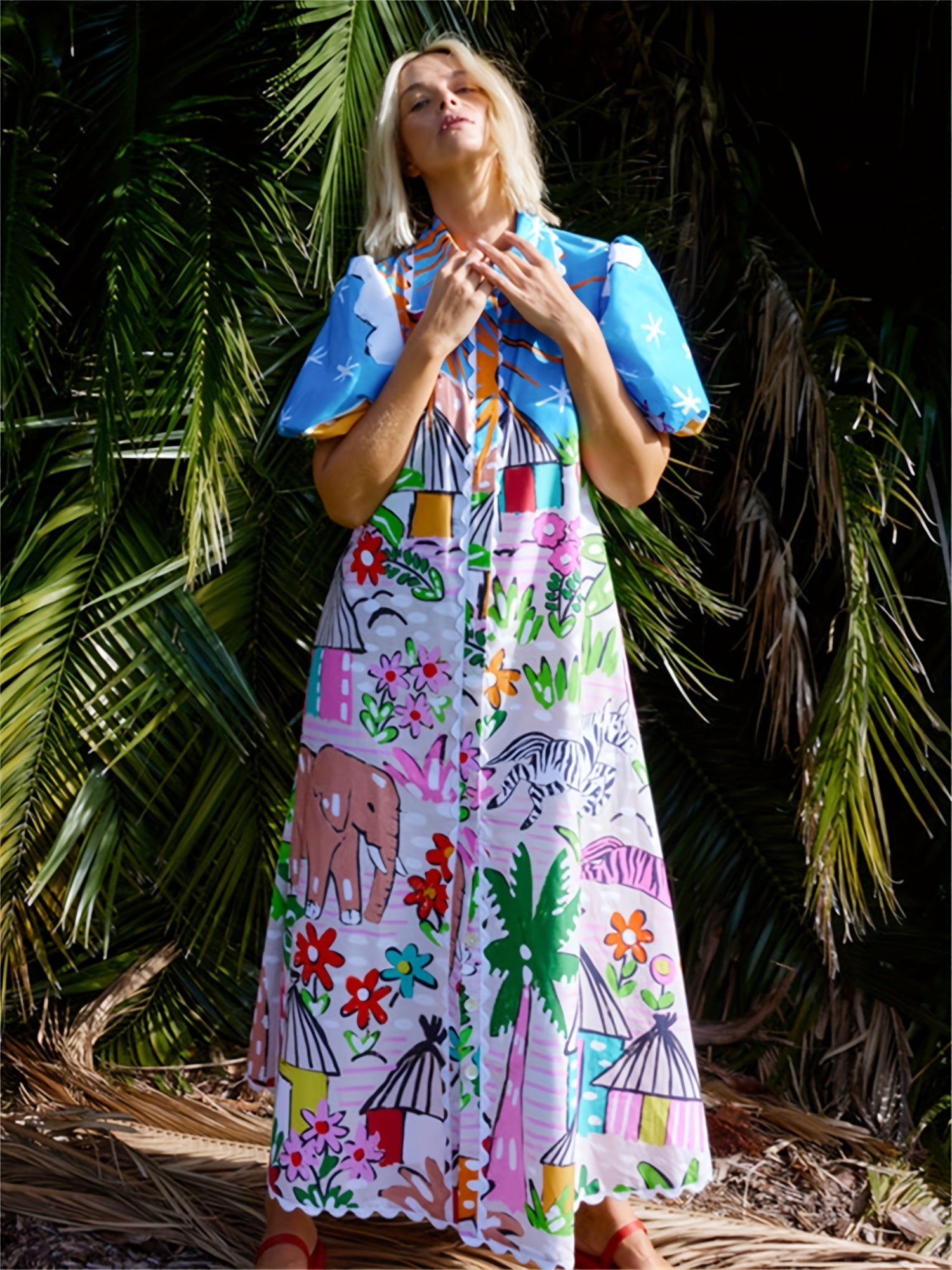 Katherine | Stylish Midi Dress for Summer Elegance