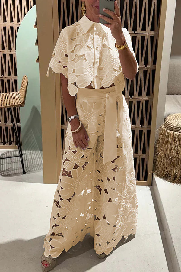 Bernadette | Elegant Lace Set - Stunning Two-Piece Ensemble