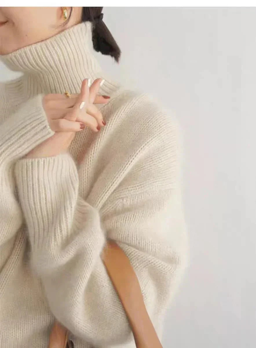 Alwina | Women's Oversized Turtleneck Sweater