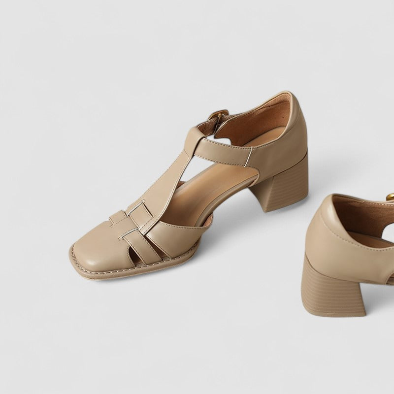 Vanessa | Orthopedic T-Strap Heels