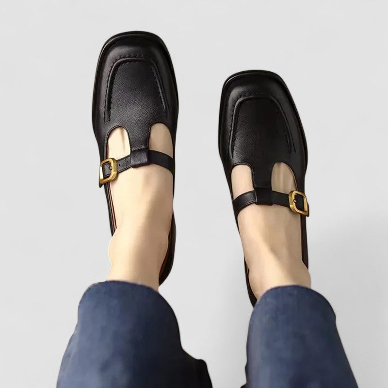 Theresa | Orthopedic T-Strap Heels