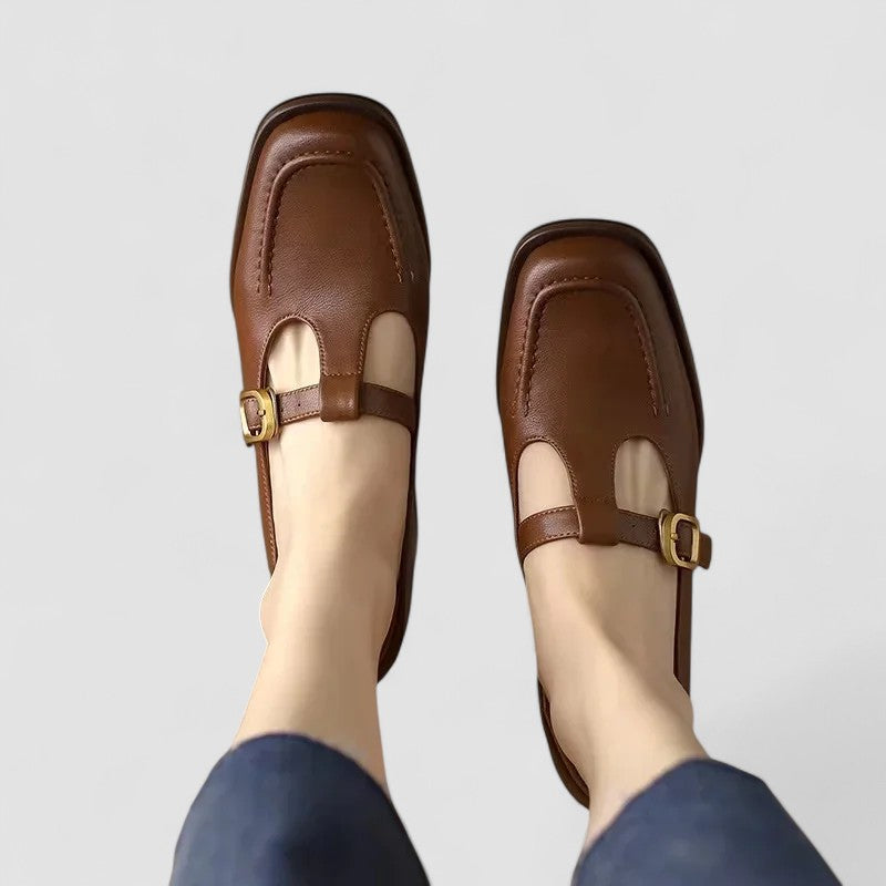 Theresa | Orthopedic T-Strap Heels