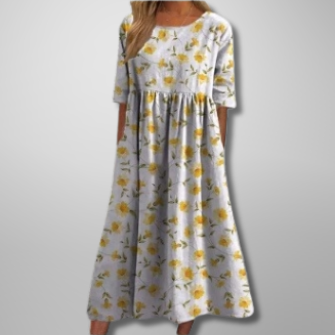 Emmie | Women's Floral Empire Waist Maxi Dress
