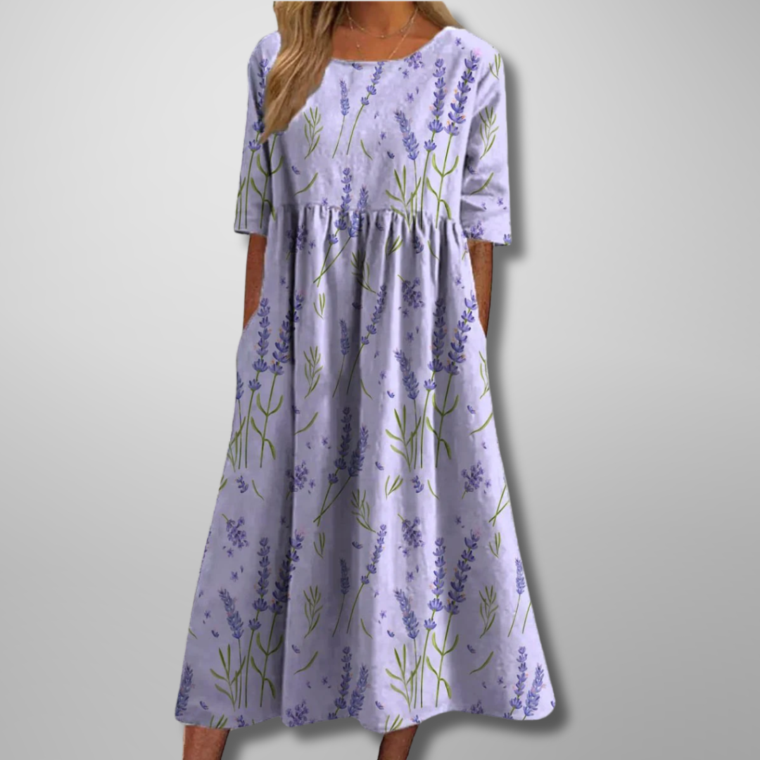 Emmie | Women's Floral Empire Waist Maxi Dress