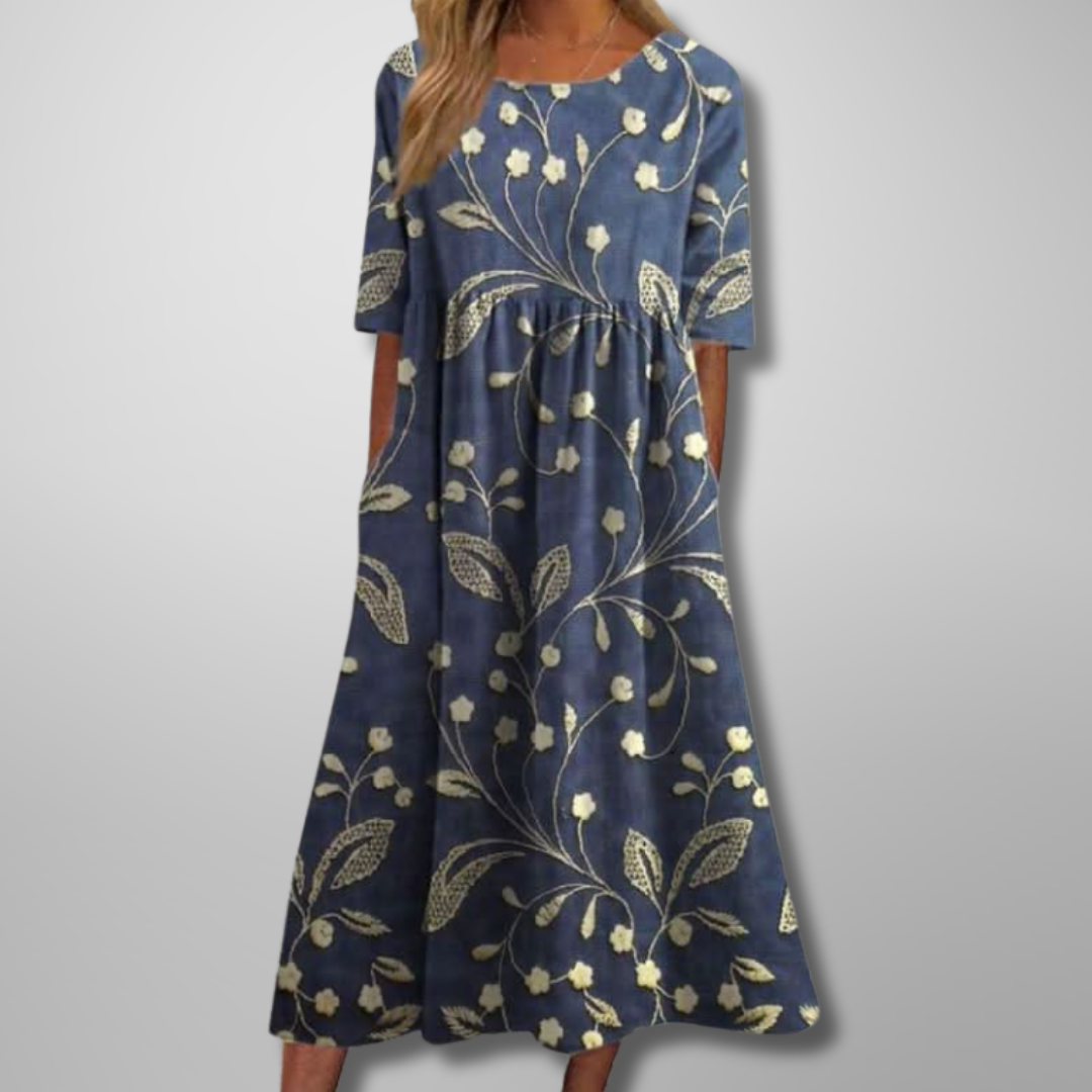 Emmie | Women's Floral Empire Waist Maxi Dress