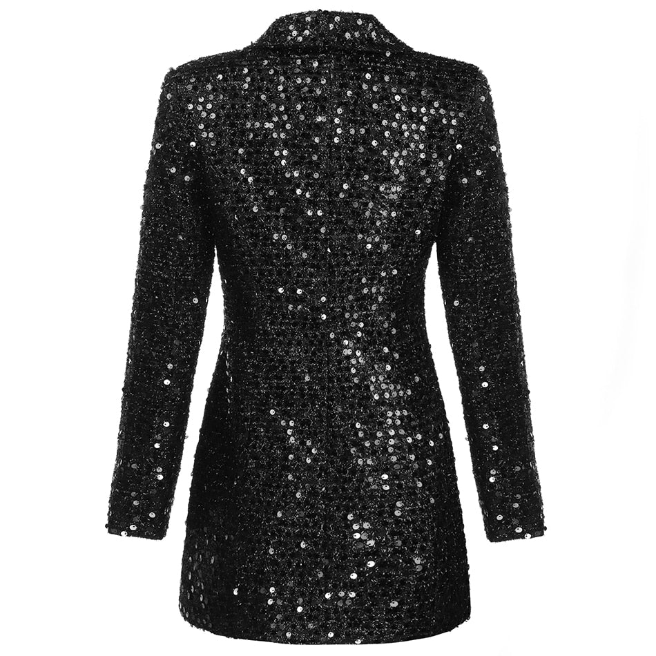 Fiona | Women's Sequin Blazer Mini Dress