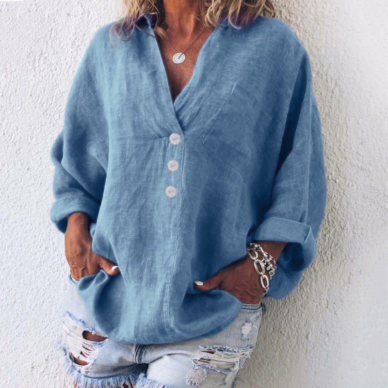 Carla | Women's Oversized Button Down Blouse