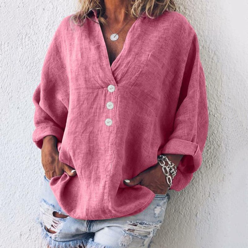 Carla | Women's Oversized Button Down Blouse