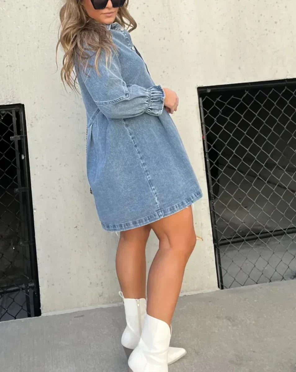 Leah | Chic Denim Dress for Women