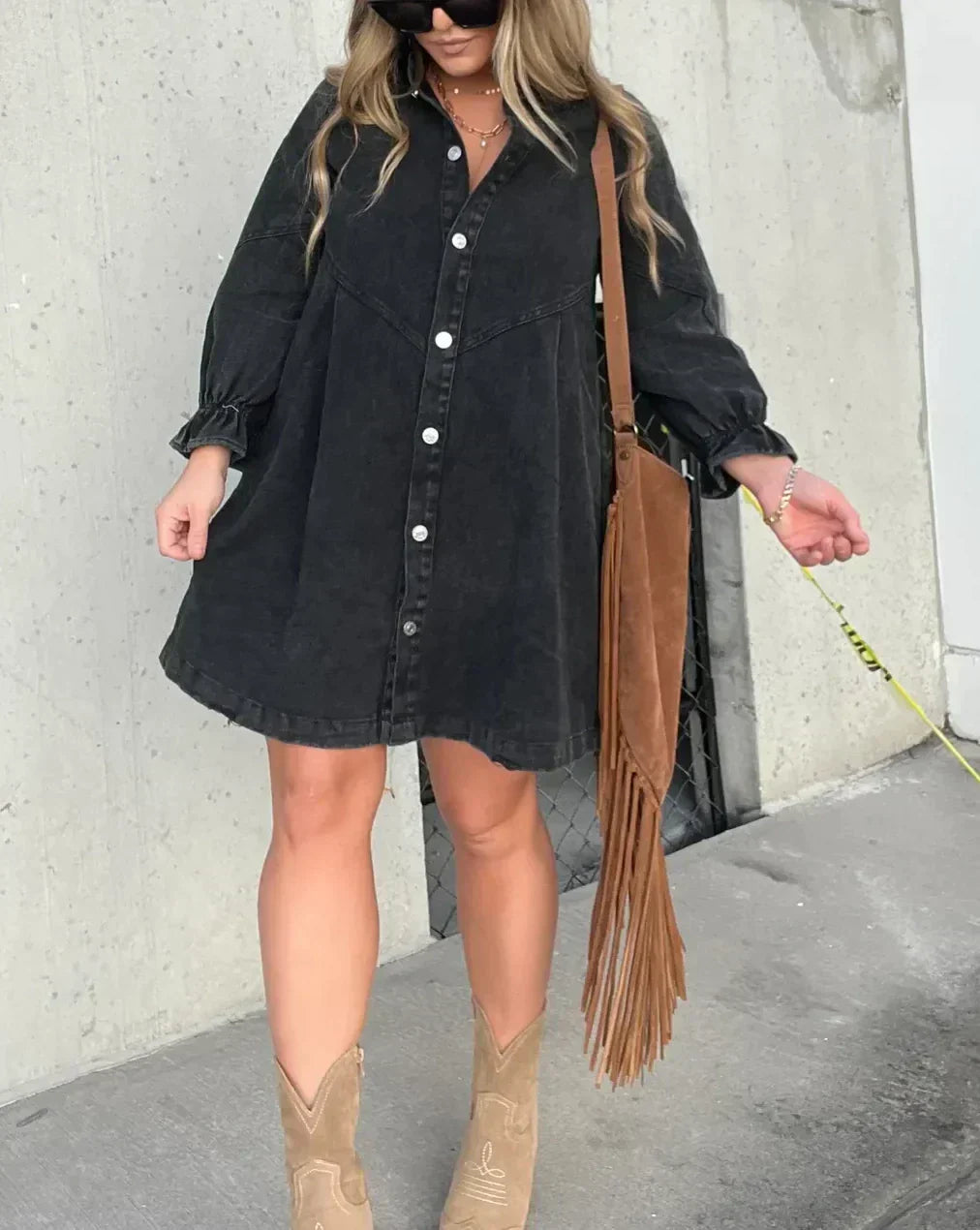 Leah | Chic Denim Dress for Women