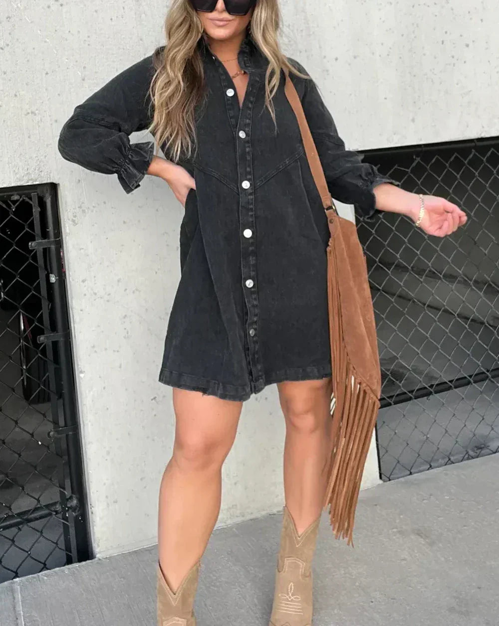 Leah | Chic Denim Dress for Women