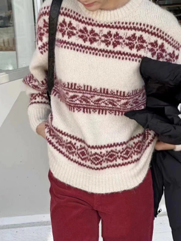 Alyene | Women's Fair Isle Relaxed Fit Jumper
