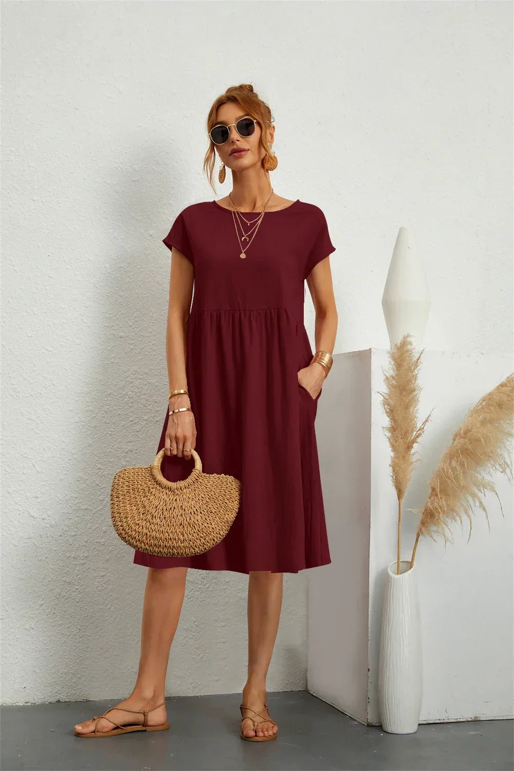 Liz | Chic Casual Pocket Dress for Ultimate Everyday Comfort