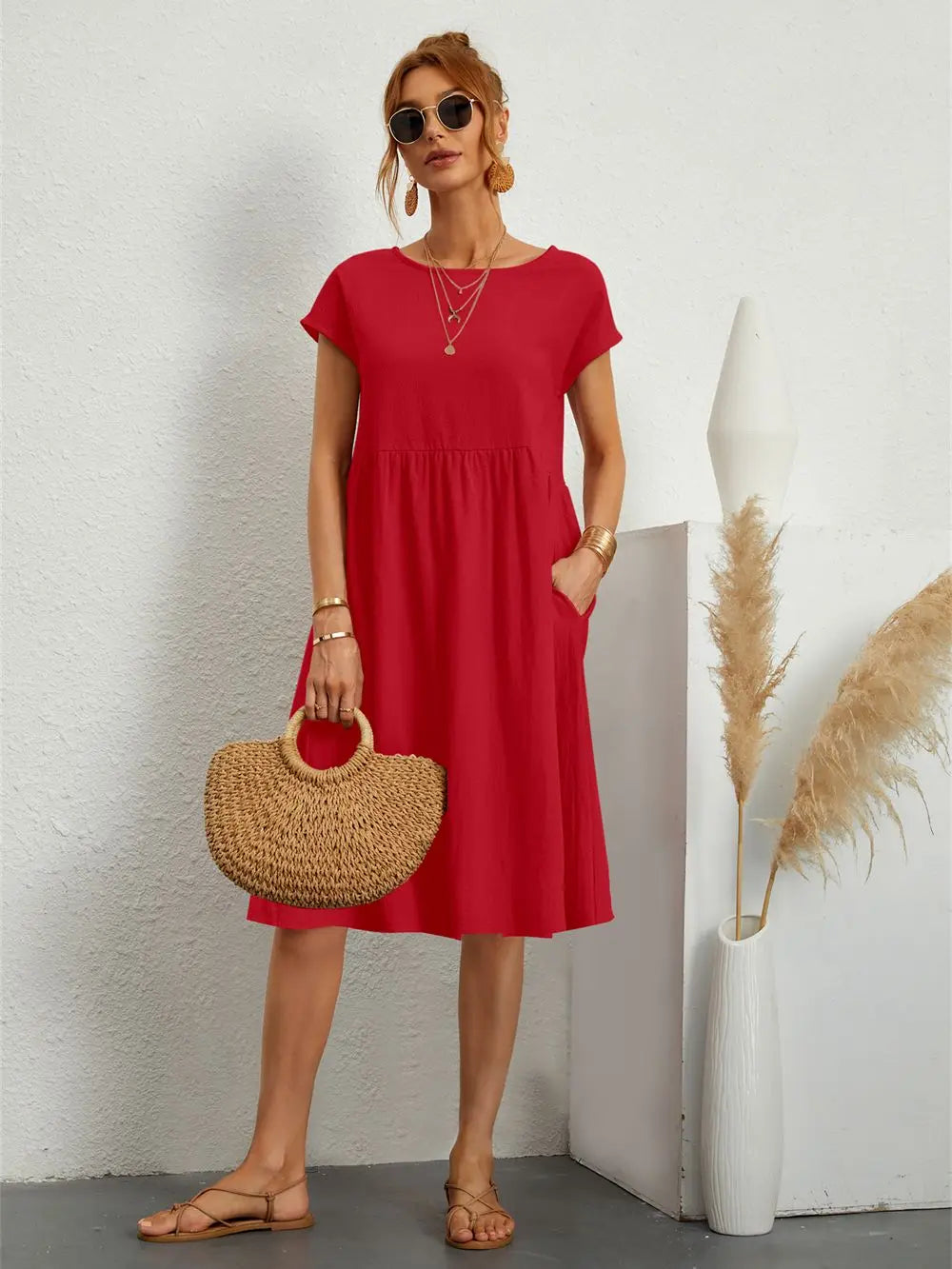 Liz | Chic Casual Pocket Dress for Ultimate Everyday Comfort