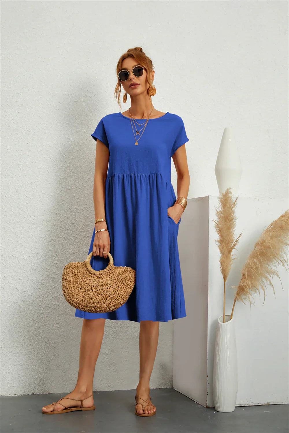 Liz | Chic Casual Pocket Dress for Ultimate Everyday Comfort