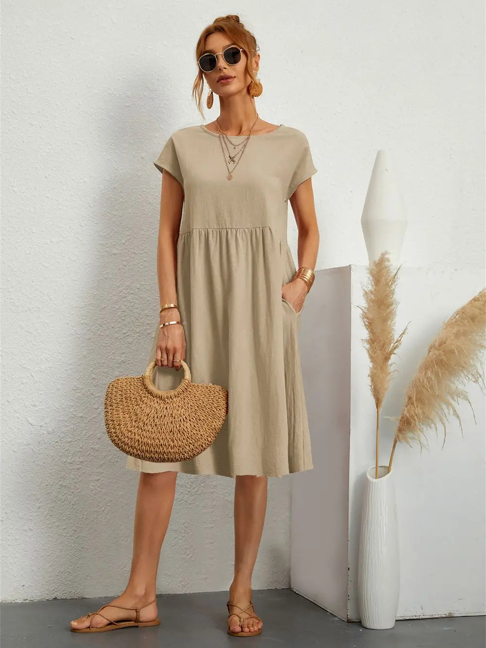 Liz | Chic Casual Pocket Dress for Ultimate Everyday Comfort
