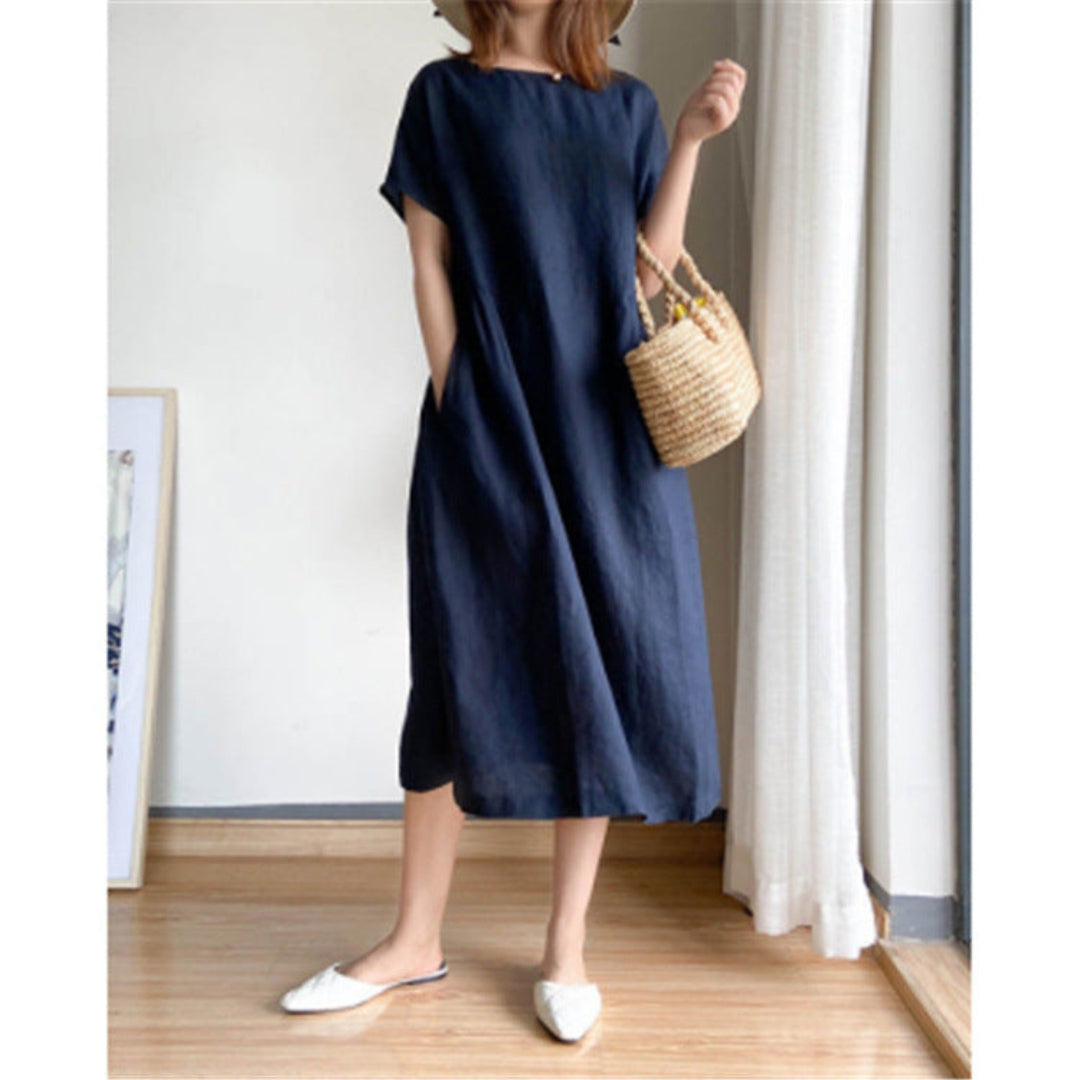 Hazel | Elegant Short Sleeve Summer Dress for Women
