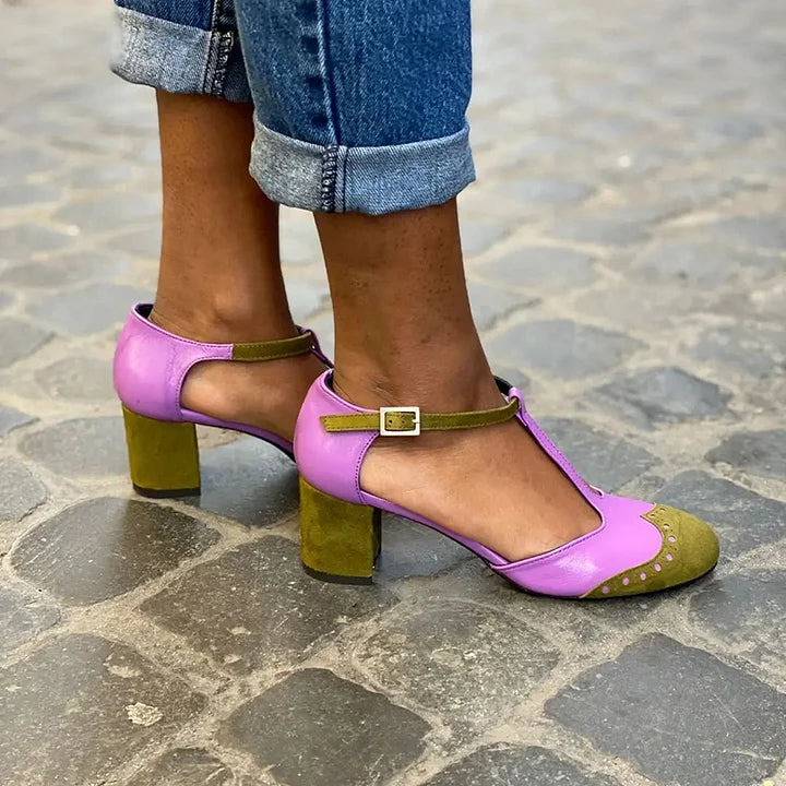 Sienna | Orthopedic T-Strap Heels