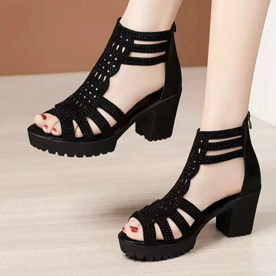 Marigold | Chic Heel Sandals for Effortless Style and Comfort