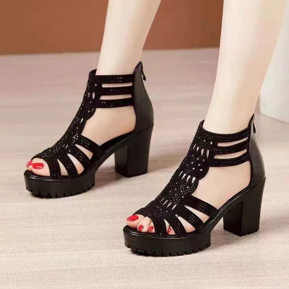 Marigold | Chic Heel Sandals for Effortless Style and Comfort