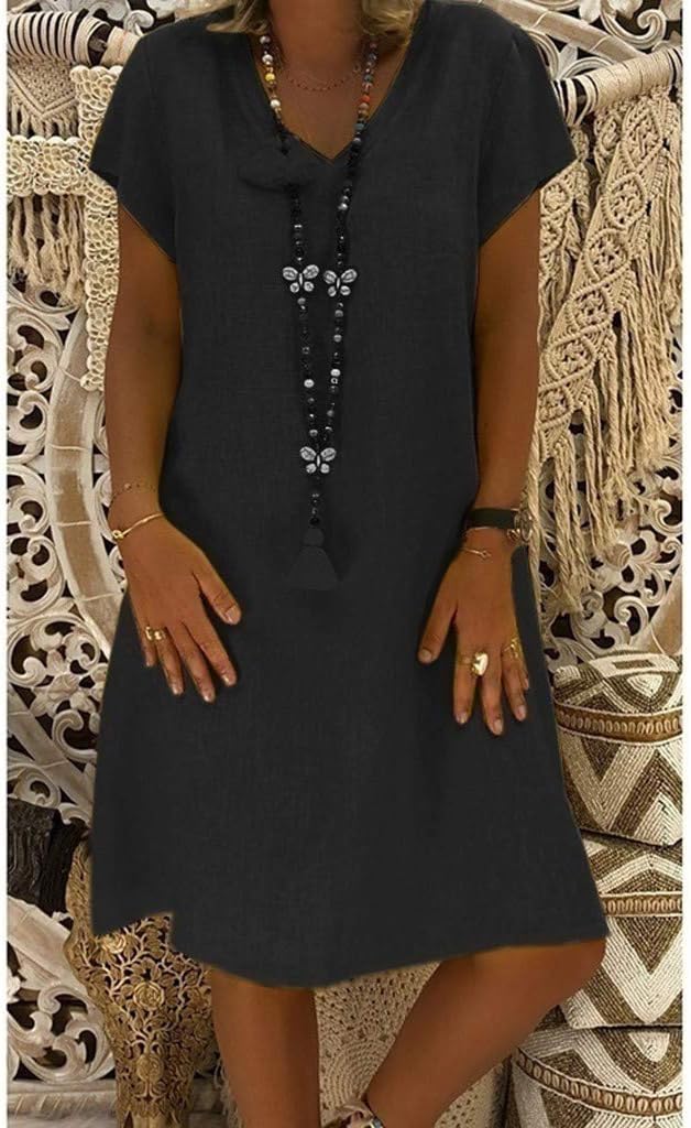 Dusty | Women's V-Neck A-Line Mini Dress