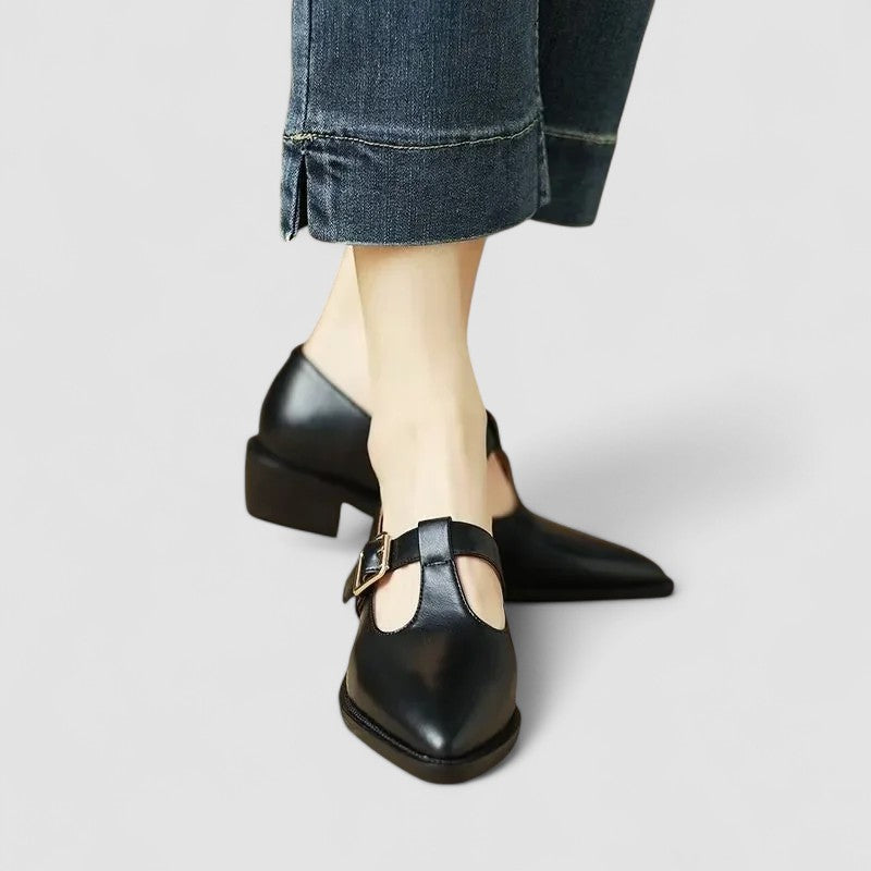 Sylvia | Orthopedic T-Strap Shoes