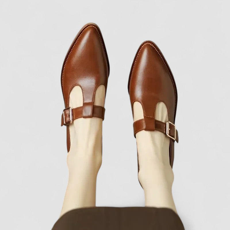 Sylvia | Orthopedic T-Strap Shoes