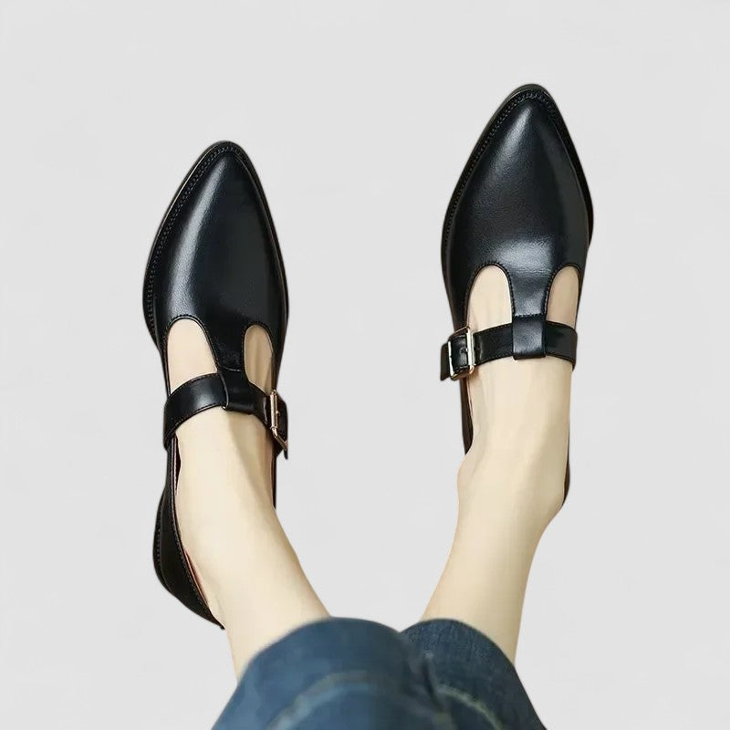 Sylvia | Orthopedic T-Strap Shoes