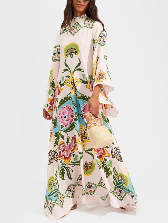 Kylie | Elegant Floral Long Sleeve Maxi Dress for Every Occasion
