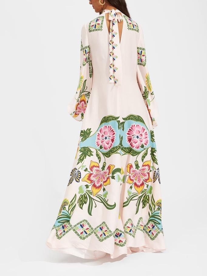 Kylie | Elegant Floral Long Sleeve Maxi Dress for Every Occasion
