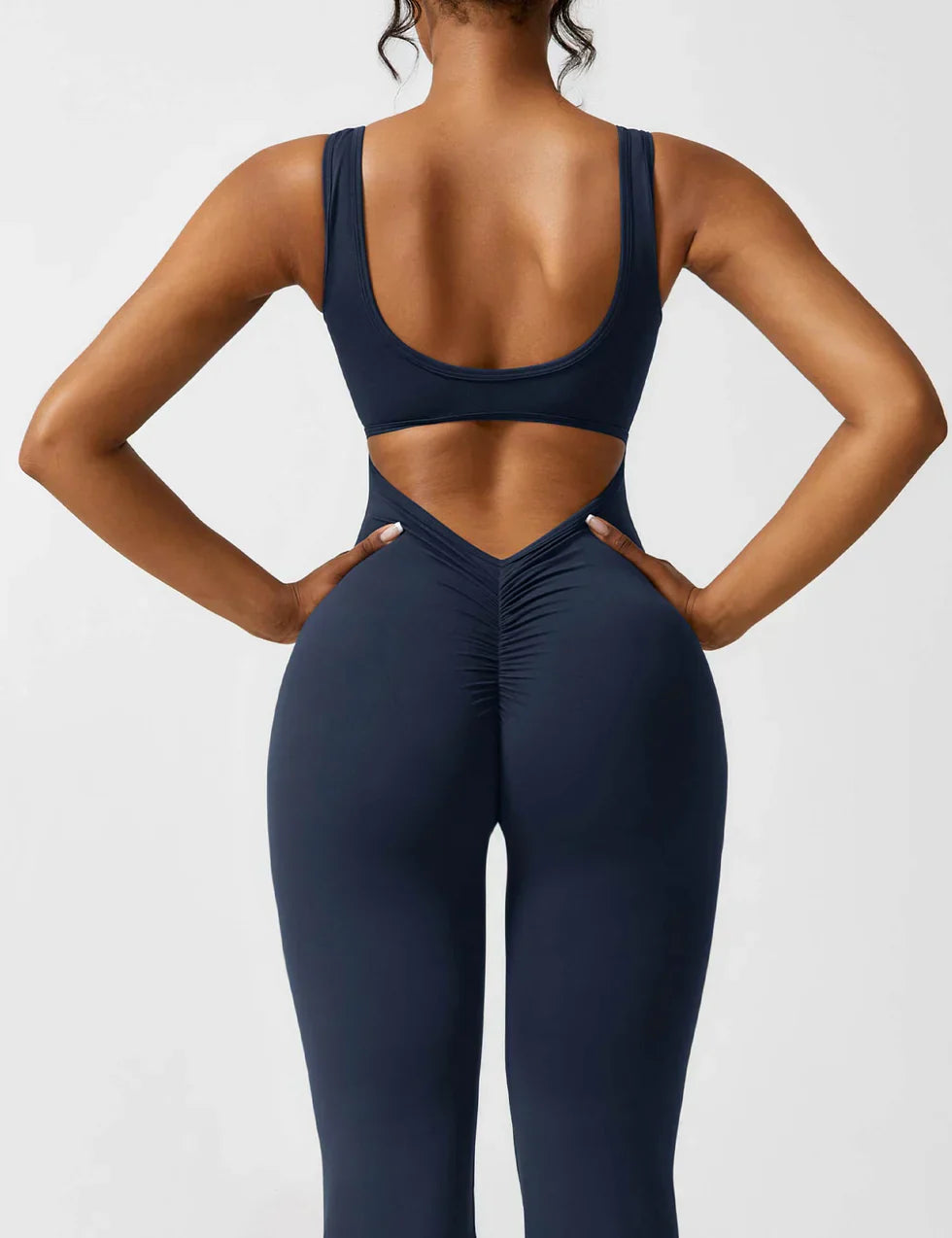 Annalise | Women's Flare Leg Activewear Jumpsuit