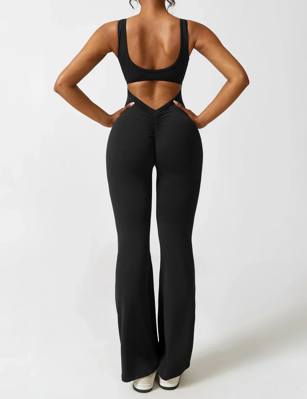 Annalise | Women's Flare Leg Activewear Jumpsuit