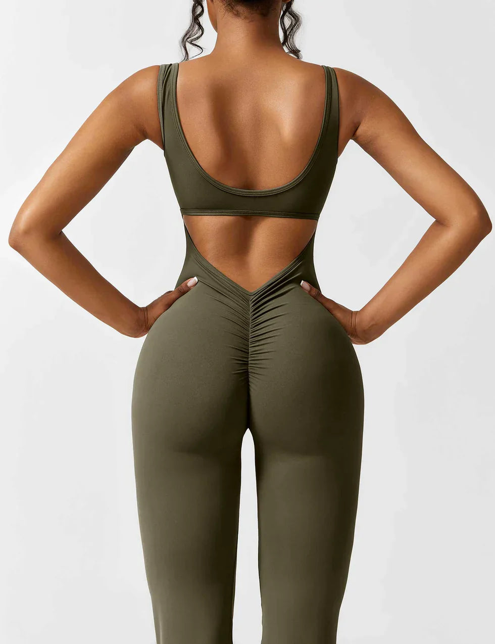 Annalise | Women's Flare Leg Activewear Jumpsuit