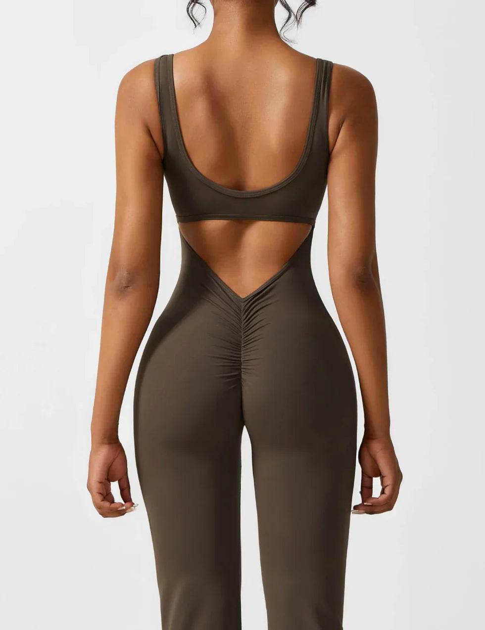 Annalise | Women's Flare Leg Activewear Jumpsuit