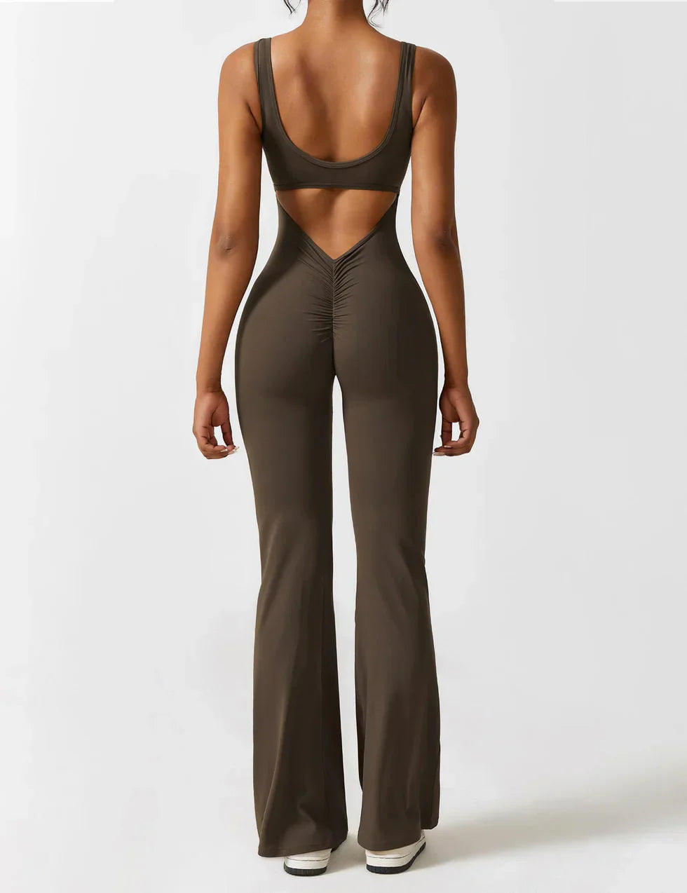Annalise | Women's Flare Leg Activewear Jumpsuit