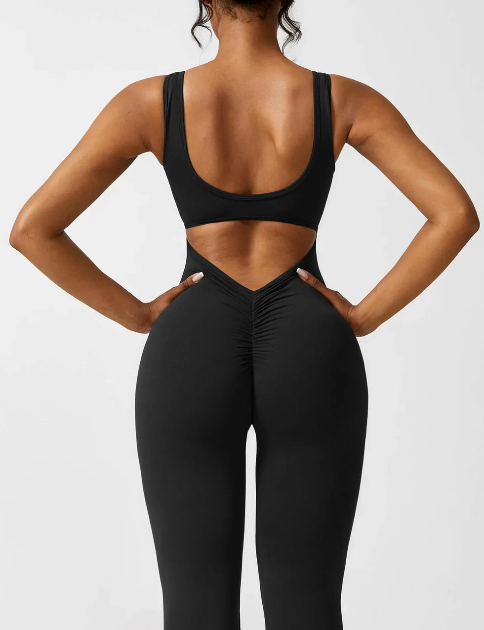 Annalise | Women's Flare Leg Activewear Jumpsuit
